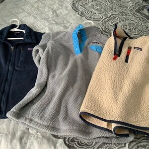 Boys Patagonia Sweater bundle size 7-8